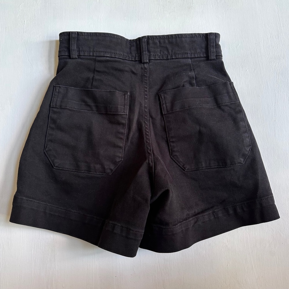 Everlane The Way High Canvas Shorts in Black - Picture 5 of 6
